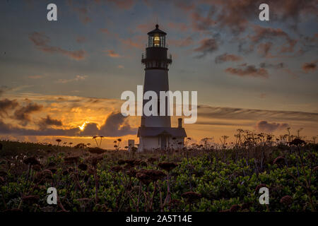Yaquina Head Lighthouse Stock Photo