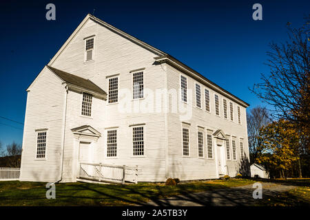 The Old Rockingham Meeting House   Rockingham, Vermont, USA Stock Photo