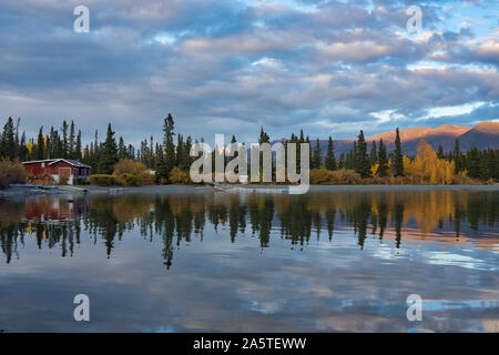 Kathleen Lake, Kluane National Park, Yukon, Canada Stock Photo