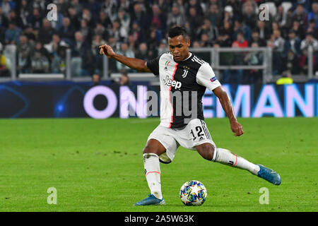 Alex Sandro (Juventus FC) during the UEFA Champions League football match between Juventus FC and LOKOMOTIV MOSCOW at Allianz Stadium on 22th October, 2019 in Turin, Italy. Stock Photo