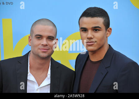 LOS ANGELES, CA. September 12, 2012: Mark Salling & Jacob Artist (right) at the season four premiere of 'Glee' at Paramount Studios, Holywood. © 2012 Paul Smith / Featureflash Stock Photo