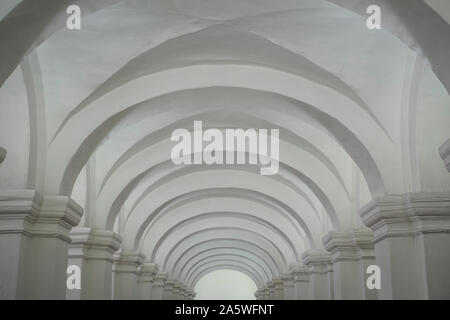 Detail, Ceiling of Gallery in National Museum of Colombia, Bogota, Colombia Stock Photo
