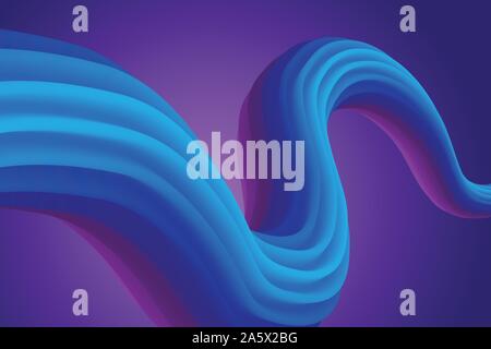 Fluid shape illustration. Trendy And Futuristic Geometric Abstract background. Stock Vector