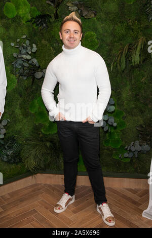 London, UK. 22nd Oct, 2019. John Galea attends the launch of UK's first Korean Beauty Store, Nature Republic. Credit: SOPA Images Limited/Alamy Live News Stock Photo