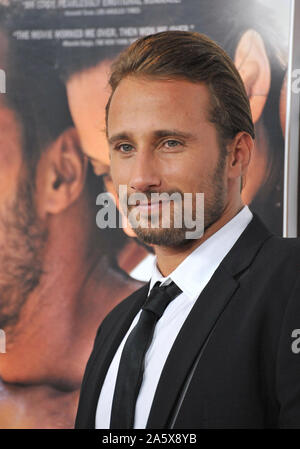 LOS ANGELES, CA. November 05, 2012: Matthias Schoenaerts at the AFI Fest 2012 premiere of his movie 'Rust and Bone' at Grauman's Chinese Theatre, Hollywood. © 2012 Paul Smith / Featureflash Stock Photo