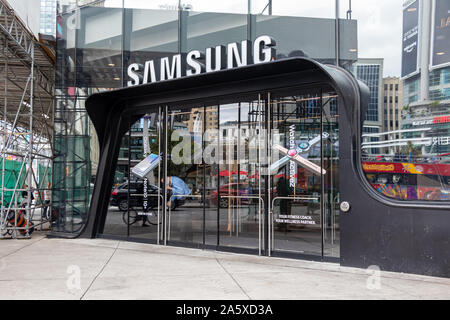 Front of a Samsung Store at CF Toronto Eaton Centre / Young-Dundas Square. Stock Photo