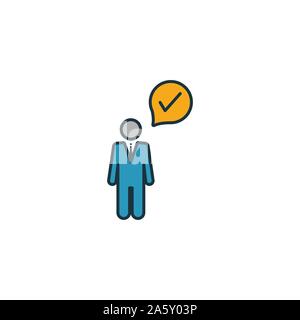 Insurance Broker icon set. Four elements in diferent styles from insurance icons collection. Creative insurance broker icons filled, outline, colored Stock Vector