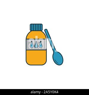 Mixture icon set. Four elements in diferent styles from medicine icons ...
