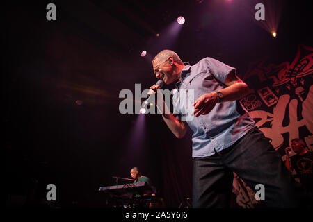 Oslo, Norway. 22nd Oct, 2019. The English band UB40 performs a live concert at Rockefeller in Oslo. Here singer and songwriter Duncan Campbell is seen live on stage. (Photo Credit: Gonzales Photo/Alamy Live News Stock Photo