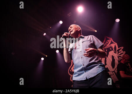 Oslo, Norway. 22nd Oct, 2019. The English band UB40 performs a live concert at Rockefeller in Oslo. Here singer and songwriter Duncan Campbell is seen live on stage. (Photo Credit: Gonzales Photo/Alamy Live News Stock Photo