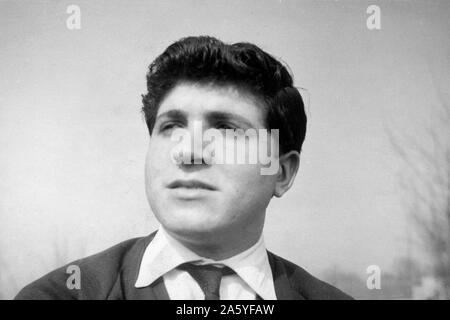 Italy, young migrants from Sicily to northern Italy, 60's Stock Photo