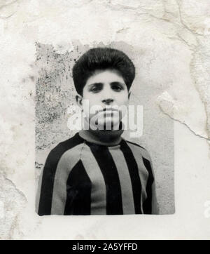 Italy, young migrants from Sicily to northern Italy, 60's Stock Photo