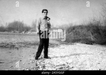 Italy, young migrants from Sicily to northern Italy, 60's Stock Photo