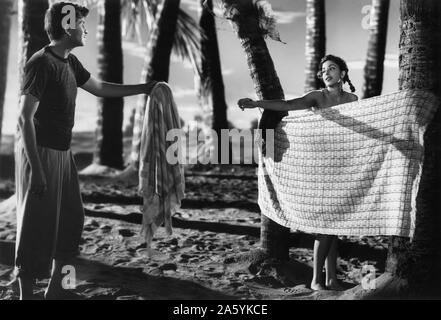 Awaara Year : 1951 India Director : Raj Kapoor Nargis, Raj Kapoor Stock Photo