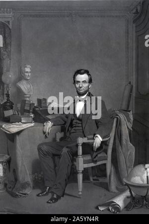 President Abraham Lincoln. 16th President of the United States of America. Stock Photo