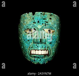 Download Turquoise Mosaic Mask 1400 A D Mixtec Aztec Stock Photo Alamy PSD Mockup Templates