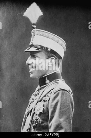 Photograph of King Alfonso XIII of Spain (1886-1941). Dated 1915 Stock Photo