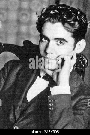 Federico García Lorca, 1898-1936. Lorca was a Spanish poet, playwright, and theatre director Stock Photo