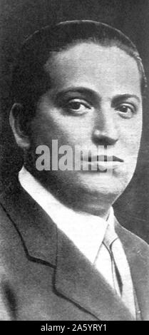 José Calvo Sotelo, 1st Duke of Calvo Sotelo (6 May 1893 – 13 July 1936). Spanish politician prior to and during the Second Spanish Republic. His murder by a unit of the urban police force known as the Assault Guard and several socialist (PSOE/UGT) activists contributed greatly to precipitate the Spanish Civil War, Stock Photo