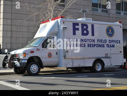 FBI mobile evidence response team vehicle Stock Photo