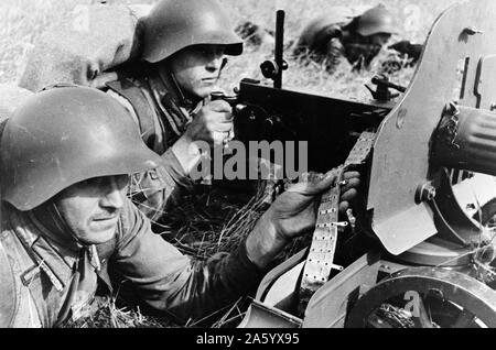 World war two, Red Army in the far eastern territory of the USSR 1941 Stock Photo