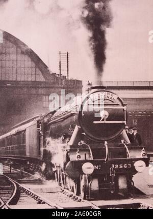 steam locomotive Flying Scotsman built in 1923 for the London and North Eastern Railway Stock Photo