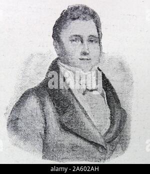 Jacques Laffitte, one of the leaders in the French Revolution of 1830. Stock Photo