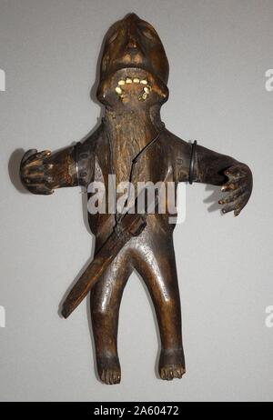 Masks from the Arctic used to reveal inner truth of the wearer, used by Shamans. Dated 19th Century Stock Photo