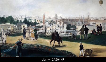 Exposition Universal, Paris, 1867 by Edouard Manet (1832-1883). Oil on canvas. Norway, The National Museum of Art, Architecture and Design Stock Photo