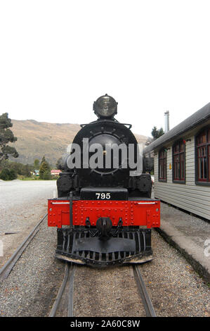 Kingston Flyer train, Kingston, Otago, new Zealand Stock Photo