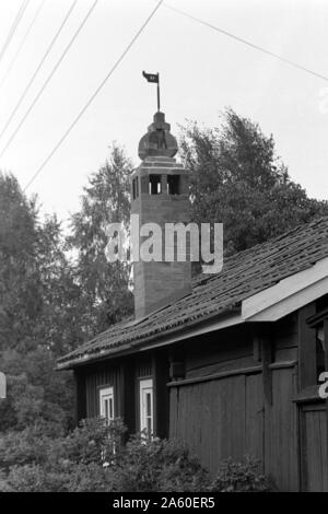 Schornstein, Schweden, 1969. Chimney, Sweden, 1969. Stock Photo