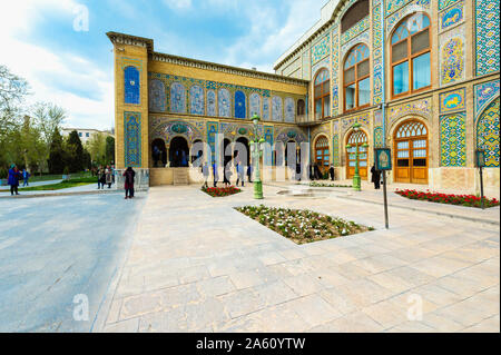 Golestan Palace, UNESCO World Heritage Site, Karim Khani Nook House, Tehran, Islamic Republic of Iran, Middle East Stock Photo