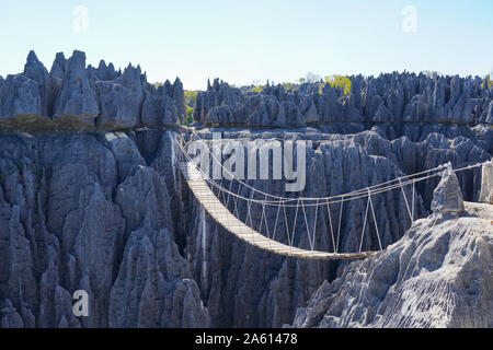 Tsingy de Bemaraha National Park, UNESCO World Heritage Site, Melaky Region, Western Madagascar, Africa Stock Photo