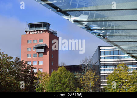 Munich, Deutschland. 23rd Oct, 2019. Brainlab is a provider of software-controlled medical technology in neurosurgery, orthopedics and oncology. Located in Muenchen Riem, Central, Tower of the old airport, | usage worldwide Credit: dpa/Alamy Live News Stock Photo