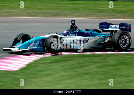 Monterrey, Nuevo Leon, Mexico - May 22, 2005: Grand Prix of Monterrey Champ Car race at 'Fundidora Park'. Driver: Paul Tracy. Stock Photo