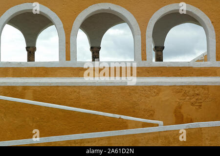 Izamal, Yucatan, Mexico: November 24, 2007: Izamal convent. Stock Photo