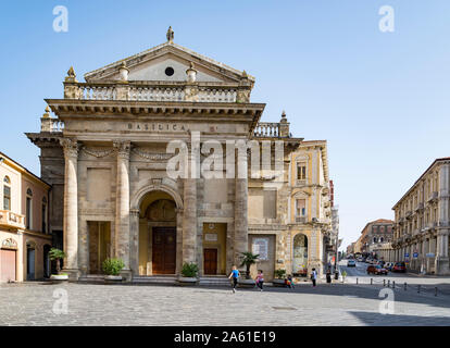 Cathedral of the city of Lanciano in Abruzzo Italy Stock Photo