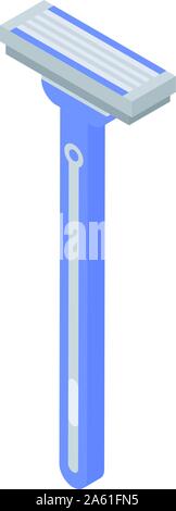 Razor icon, isometric style Stock Vector
