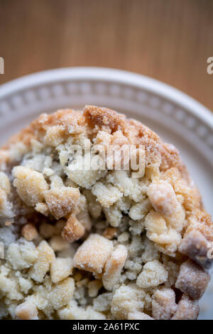 Small cake on a white plate Stock Photo