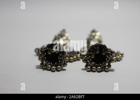 Bangladeshi jewelry earrings ring Stock Photo