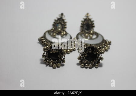 Bangladeshi jewelry earrings ring Stock Photo