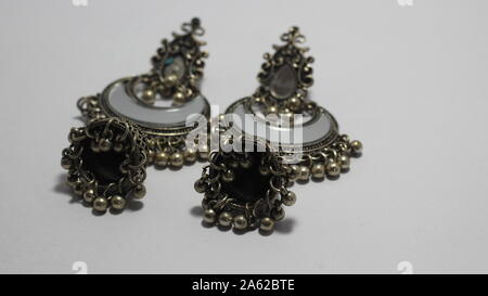 Bangladeshi jewelry earrings ring Stock Photo