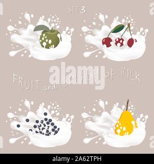 pear splash cartoon vector illustration Stock Vector Image & Art - Alamy