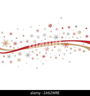 Christmas seamless pattern from snowflakes Stock Vector
