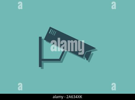 Security Camera symbol, vector illustration icon Stock Vector