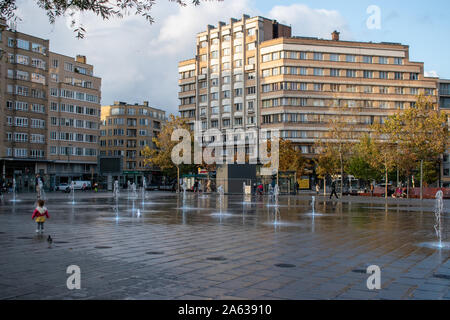 Belgium, Brussels, Ixelles, Flagey square Stock Photo - Alamy