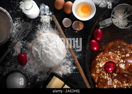 Sweet Bread Easter Stock Photo