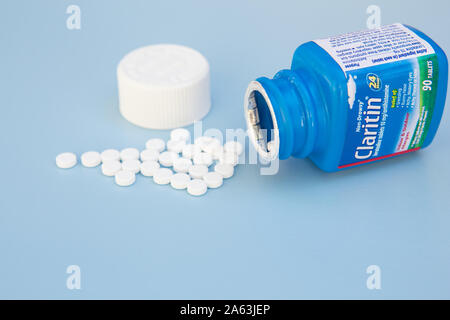 Claritin tablets are a antihistamine medication used to treat the ...