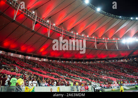 Rio De Janeiro, Brazil. 23rd Oct, 2019. Twisted during Flamengo vs Grêmio match valid for the return game of the Copa Libertadores semifinal, held at Maracanã Stadium, located in the city of Rio de Janeiro, on Wednesday night (23). Credit: Celso Pupo/FotoArena/Alamy Live News Stock Photo