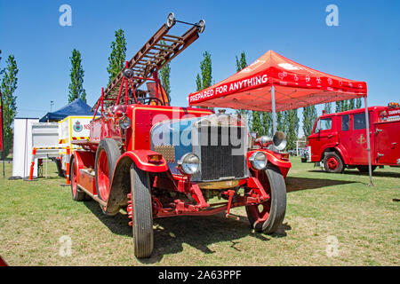 Vintage 1933 Dennis '250'  No.228 Fire Engine  Truck. Stock Photo